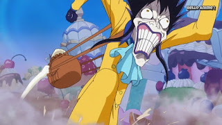 ワンピースアニメ WCI編 839話 シーザー・クラウン Caesar Clown | ONE PIECE ホールケーキアイランド編