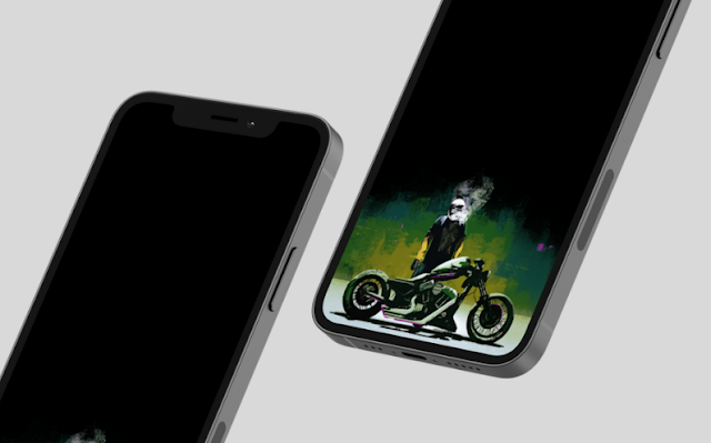 AMOLED PHONE WALLPAPER HD - BIKER