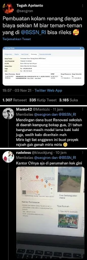 Proyek pembuatan Kolam Renang Kantor Badan Siber dan Sandi Negara  JADI SOROTAN Netizen... Pembuatan Kolam Renang Kantor Badan Siber dan Sandi Negara Menelan Anggaran Milyaran