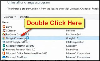 uninstall google chrome from pc