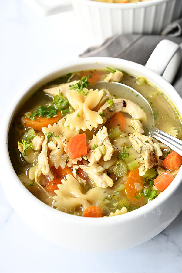 grandma's homemade chicken noodle soup recipe