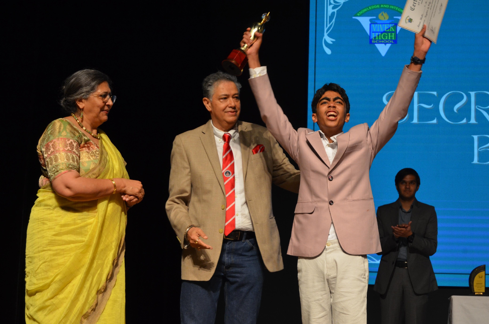 Delegation of Shri Ram School, Moulsari , New Delhi adjudged 'best' , Aarav Bhatia from St. Kabir Public School, Chandigarh declared best delegate