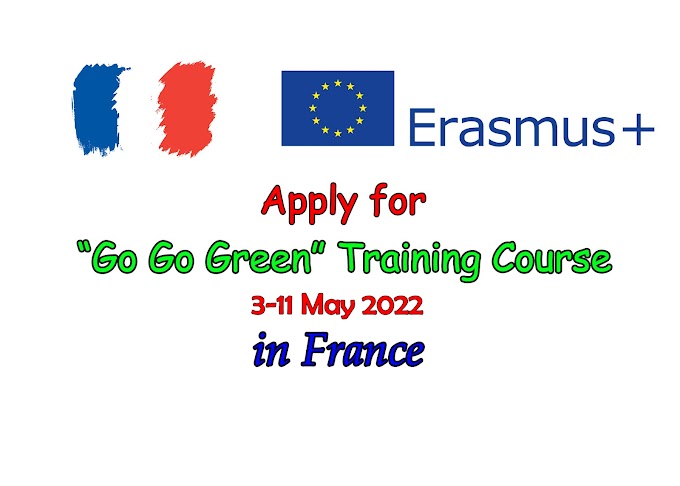 Apply for Go Go Green Training course in France for 7 days (Fully Funded)