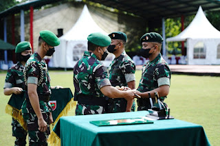 Pangdam Hasanuddin Disaat Pimpin Sertijab Danyonif Raider 700/WYC : Jadilah Prajurit Macan