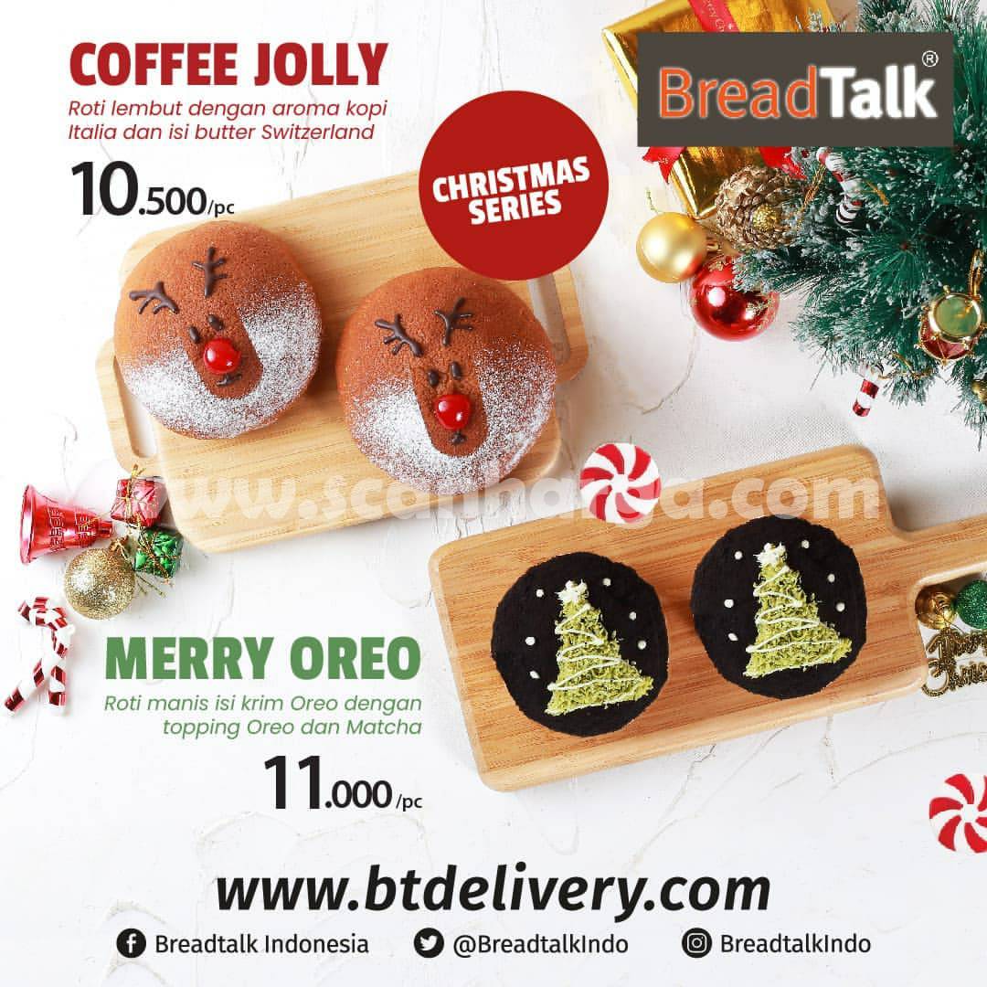 BREADTALK CHRISTMAS SERIES! Menu Baru Merry Oreo & Coffee Jolly