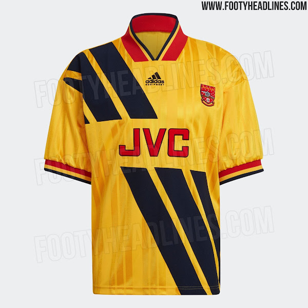 Arsenal 1993-94 Away Shirt Remake & Collection Released - Footy Headlines
