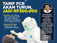 Tarif PCR akan turun