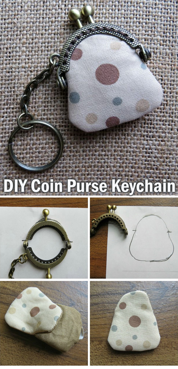 Itty Bitty Coin Purse Keychain Tutorial