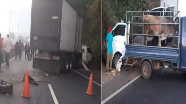 El Salvador: Motociclista pierde la vida tras ser embestido por un camión de carga en Armenia, Sonsonate
