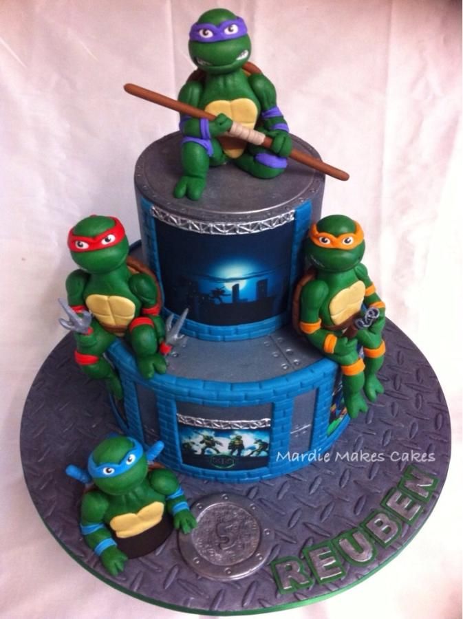 tmnt birthday cakes ideas