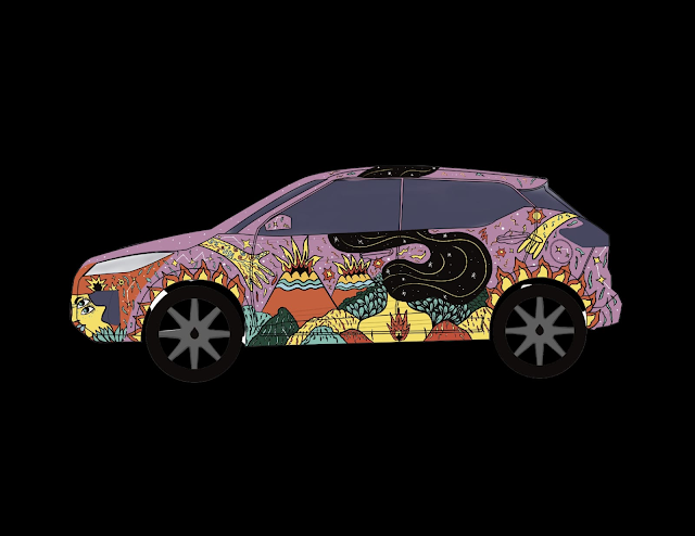 Este es el diseño del vehículo Nissan Kicks que aparecerá  en el Festival Cordillera