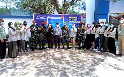 Vaksinasi Mobile Gurindam 12 di PT Volex Indonesia, Digelar Bagi Pekerja, Keluarga dan Warga Sekitar