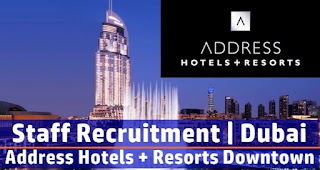 Address Hotels & Resorts Jobs In Dubai Careers 2021/22