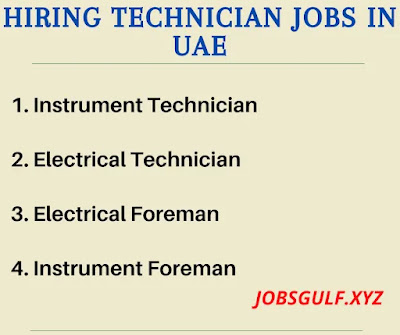 Hiring Technician jobs in UAE