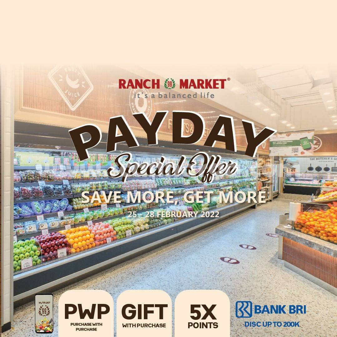 Promo Ranch Market Payday Diskon 200rb dengan Kartu BRI