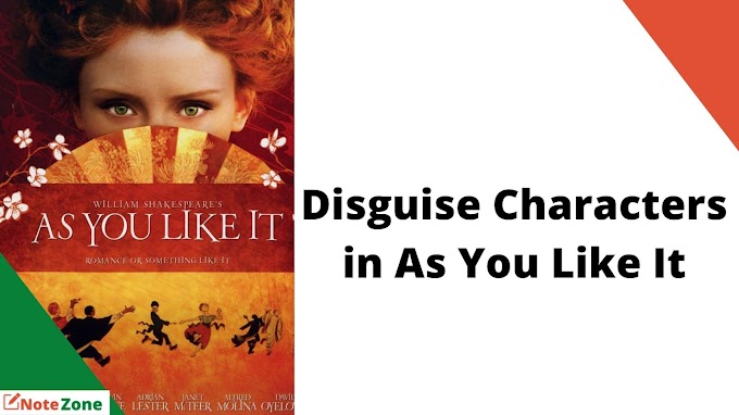 Disguise Characters in As You Like It