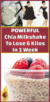 Powerful Chia Milkshake To Lose 6 Kilos In 1 Week