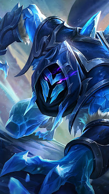 helcurt ice scythe elite skin wallpaper hd mobile legends