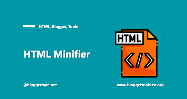 HTML Minifier Tool