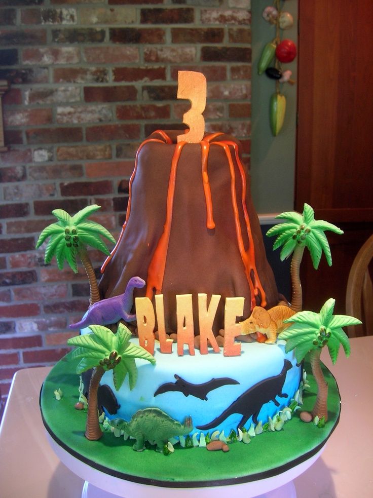 Dinosaur Birthday Cakes