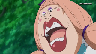 ワンピースアニメ WCI編 847話 シフォン | ONE PIECE ホールケーキアイランド編