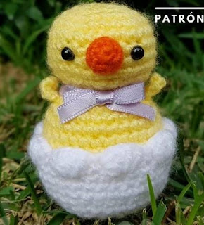 PATRON GRATIS POLLO AMIGURUMI 47362 🐣