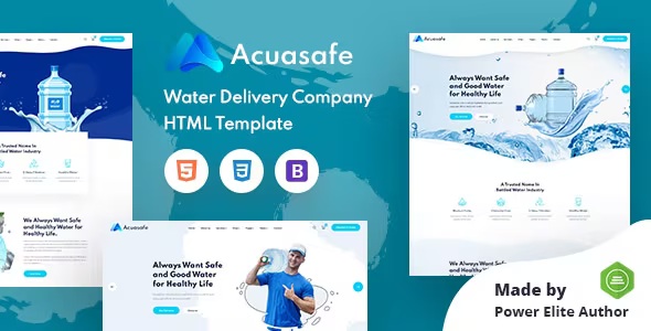 Best Drinking Mineral Water Delivery HTML Template