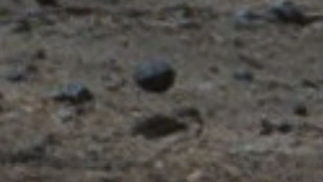Levitating ball on Mars hidden by NASA.