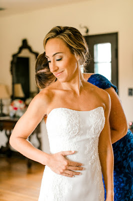 bride in white dress