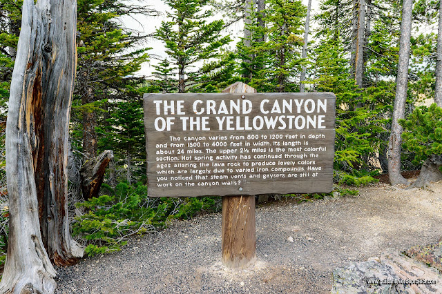 Cartel del Gran Cañón de Yellowstone, por El Guisante Verde Project