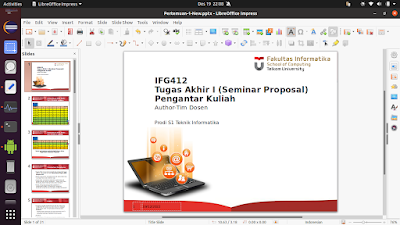 libre office presentation template