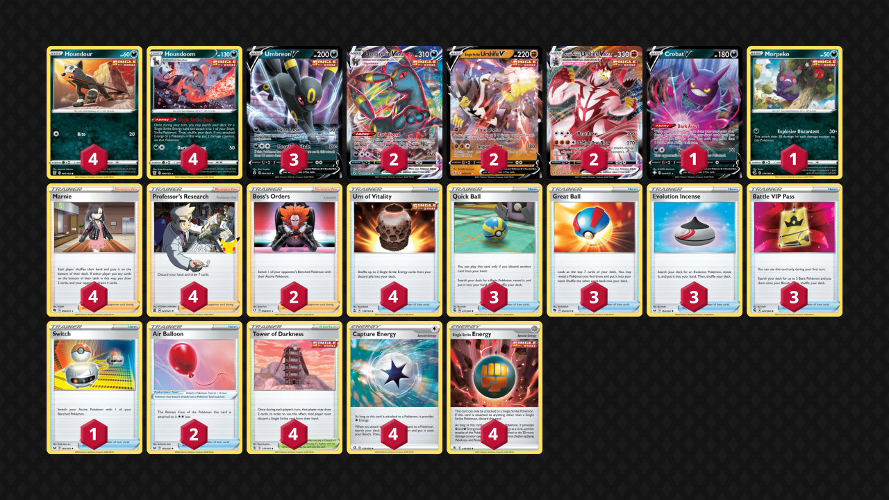 Deck Pokémon Lutador c/ Urshifu Golpe Decisivo V