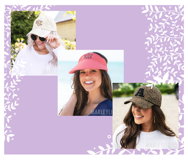 Hats, Swim Visors, Initial Baseball Hat from Marleylilly