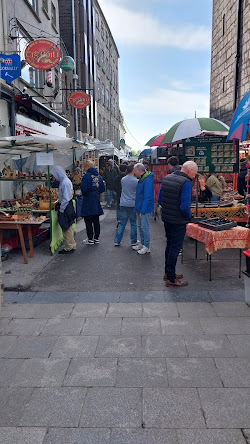 Street stalls in Galway city.The Cultural centre of Ireland.