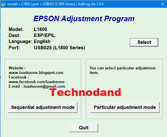 Mengatasi Cetakan Berbayang Printer Epson Menggunakan Resetter