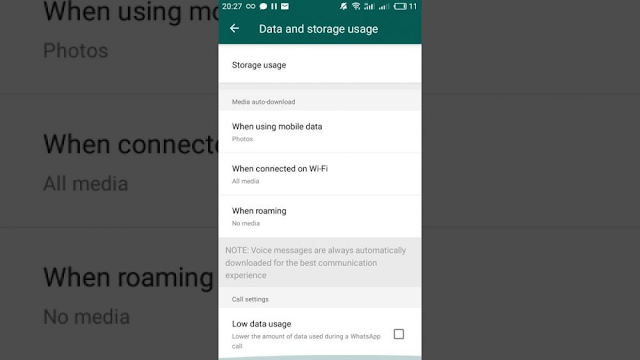 Menghemat data di WhatsApp