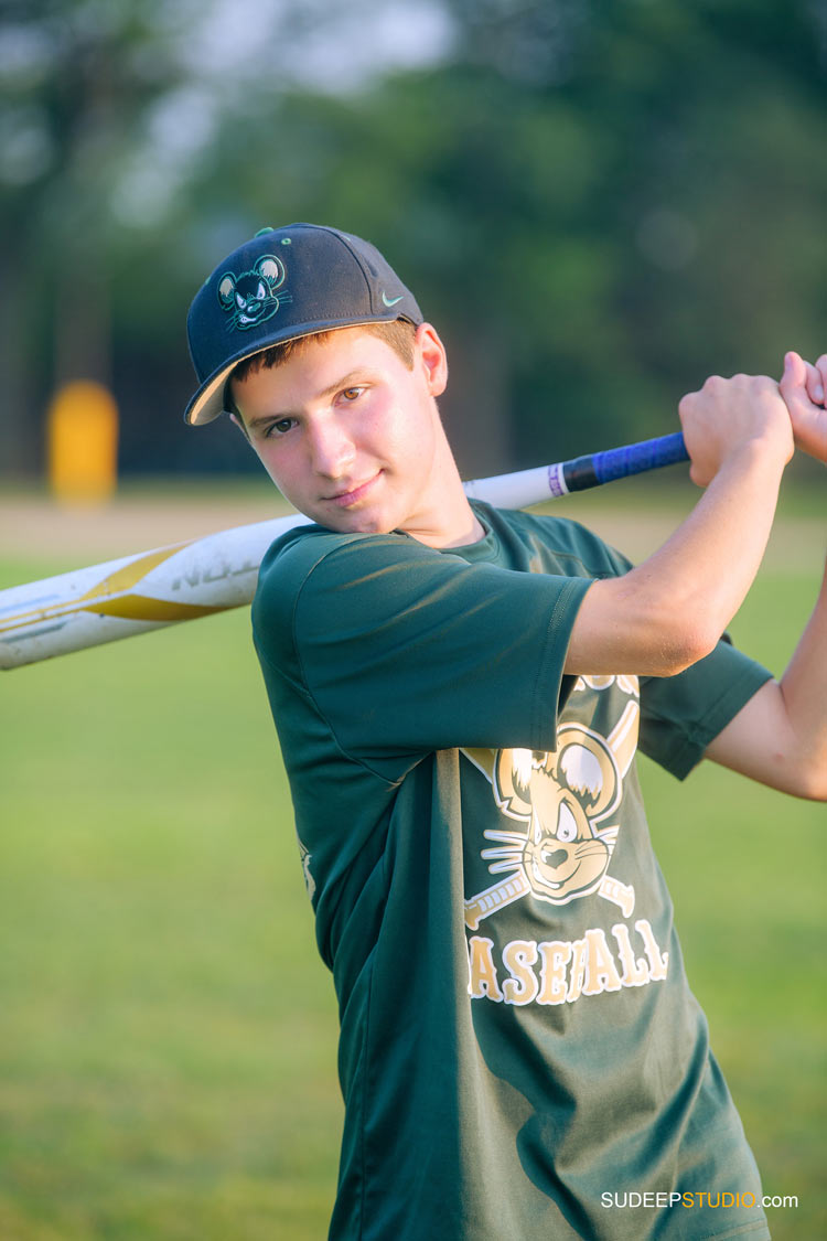 Huron High School Senior Pictures for Guys Sports Baseball by Ann Arbor Senior Portrait Photography