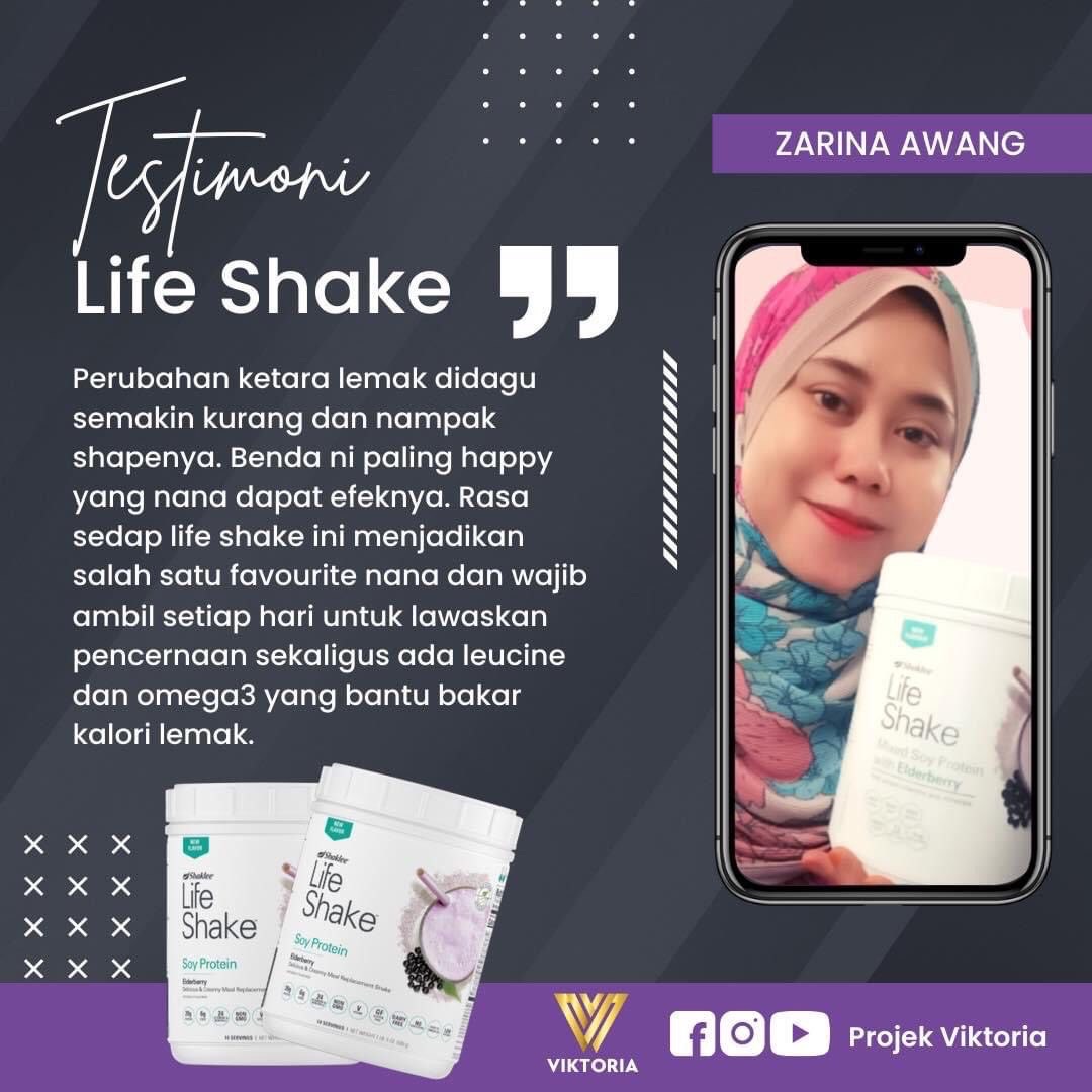 Testimoni Minum Life Shake Elderberry Shaklee Review