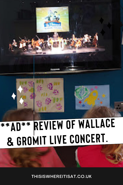 **AD** Review of Wallace & Gromit Live Concert.