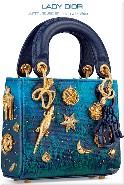 ♦Lady Dior Bag Art Edition 6th 2021 by Lina Iris Viktor United States #dior #brilliantluxury
