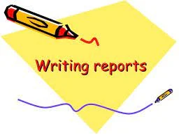 REPORT WRITING