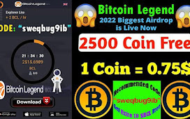 BitcoinLegend Mine to Earn 2500 $BCL Coin worth $1875 USD Free