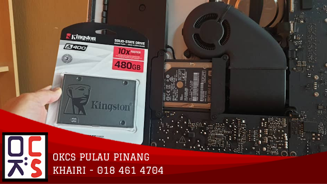 SOLVED: KEDAI IMAC BUKIT TENGAH | IMAC 21 MODEL A1418 VERY SLOW, BOOT MACOS 5MINUTES, SUSPECT HDD PROBLEM, UPGRADE SSD 480GB