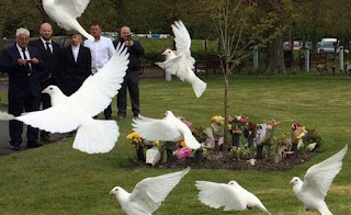 release white doves at funeral