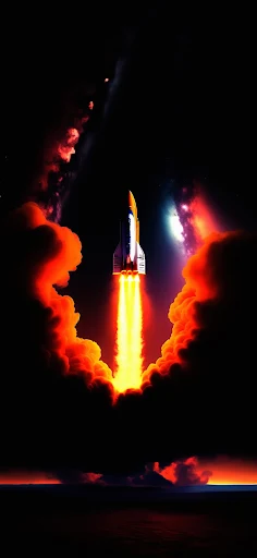 ROCKET LAUNCH HD WALLPAPER IPHONE