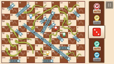 Snake and the Ladder King board game