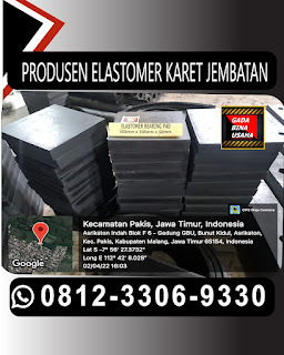 dudukan karet elastomer jembatan