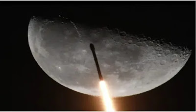 صاروخ صيني آخر تاه في الفضاء سيصطدم بسطح القمر بعد أيام