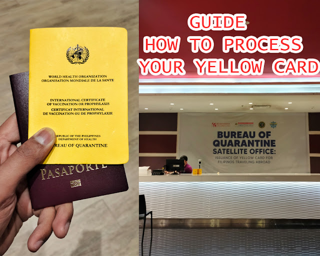 STEPS : Bureau of Quarantine - Yellow Vaccination Certificate or Card