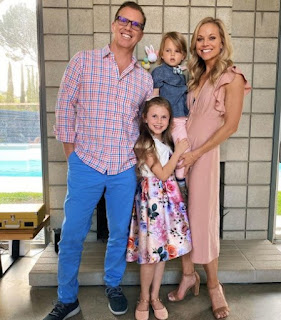 Tiffany Coyne with her spouse Chris Coyne and their kids